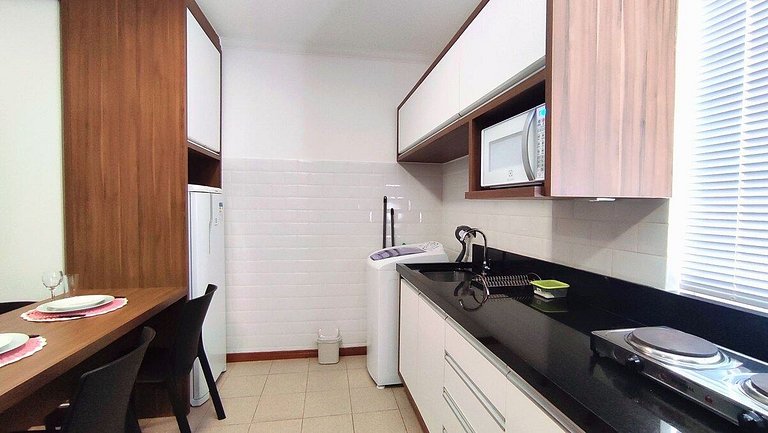 Lindo Studio/Cama KingSize/Centro/Garagem/Wifi