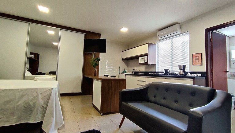 Studio TOP bem no Centro de Foz, garagem e wi-fi!