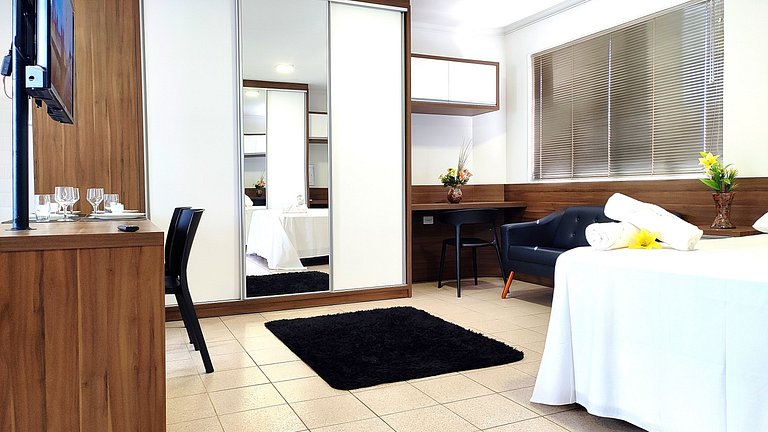 Lindo Studio Centro de Foz/cama KingSize/WIFI
