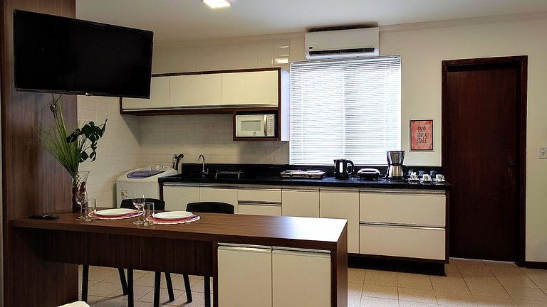 Lindo Studio Centro de Foz/cama KingSize/WIFI