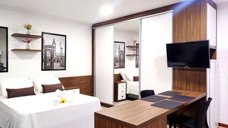 Studio 31 TOP 35m² Centro/WIFI/Garagem