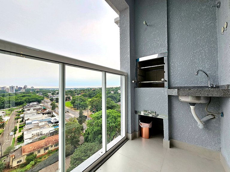 Apt Novíssimo 3quartos 2vagas garagem prox centro