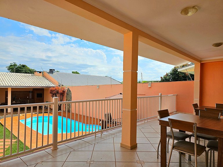 Casa 4 quartos Piscina prox Paraguai e Itaipu