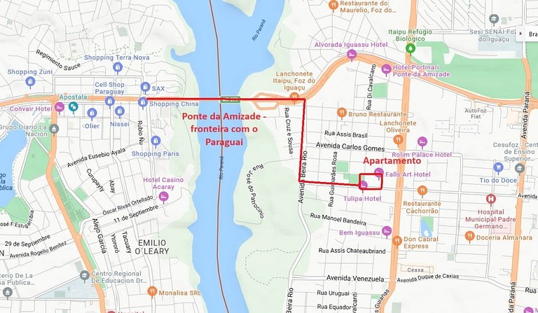 Sofisticado APT ao lado do Paraguai 3 quartos