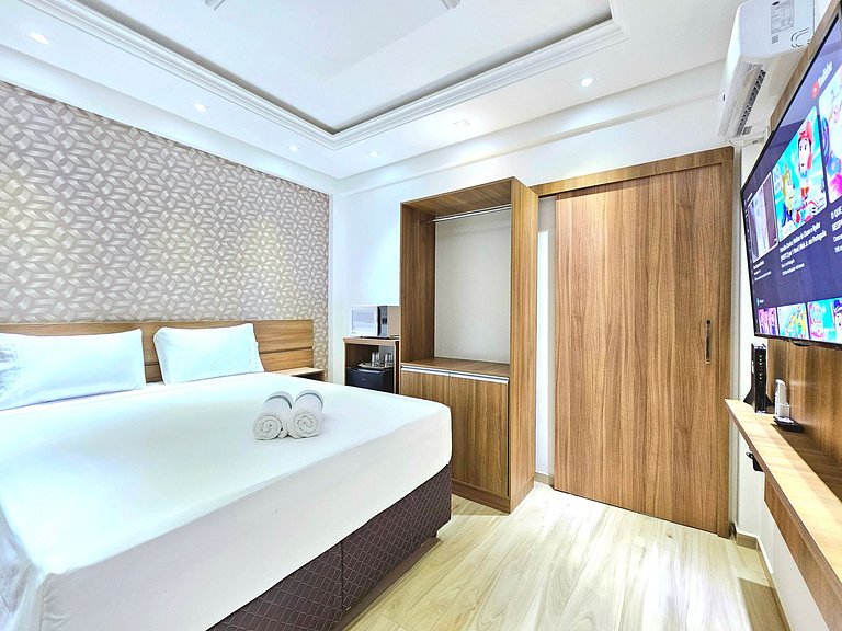 Studio 6 no coração de Foz - centro