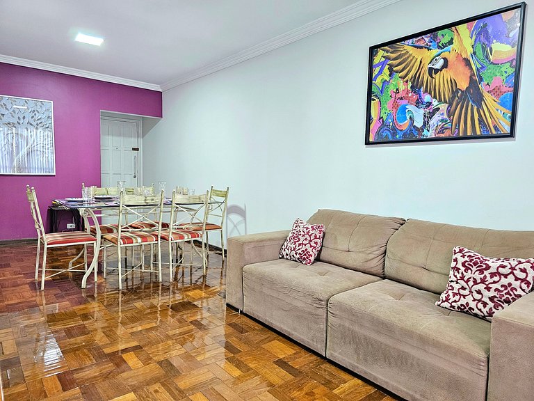 Apt Centro de Foz, para até 8 pessoas com garagem