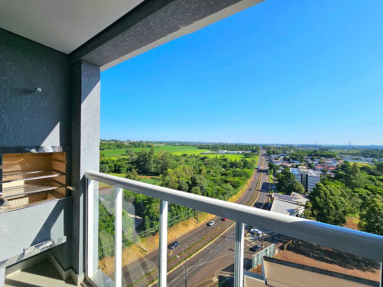 Apt NOVO vista linda das 3 fronteiras roda gigante