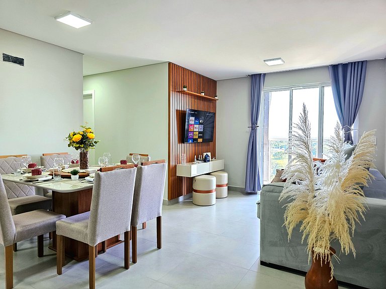 Apt NOVO vista linda das 3 fronteiras roda gigante