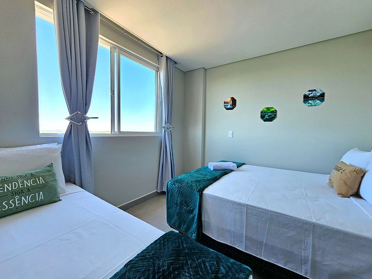 Apt NOVO vista linda das 3 fronteiras roda gigante