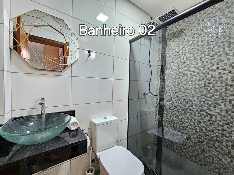 Sobrado Novo para 9 pessoas 15 min atrativos