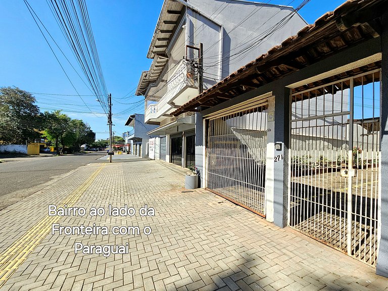 Casa 4 quartos c Piscina ao lado do Paraguai