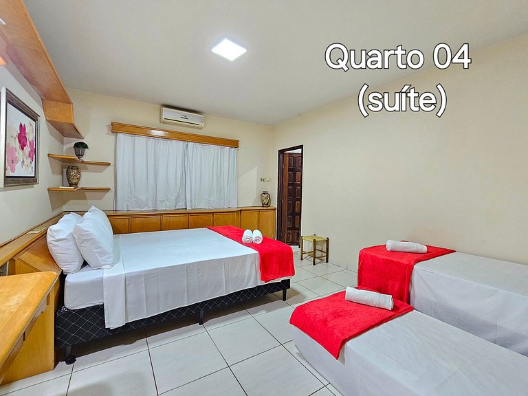 Casa 4 quartos c Piscina ao lado do Paraguai