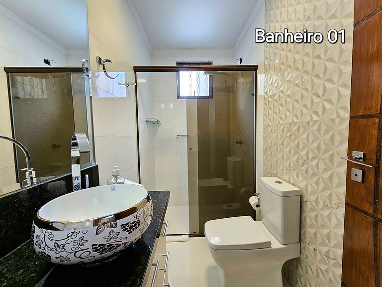 Casa Familiar 3 quartos c Piscina prox centro