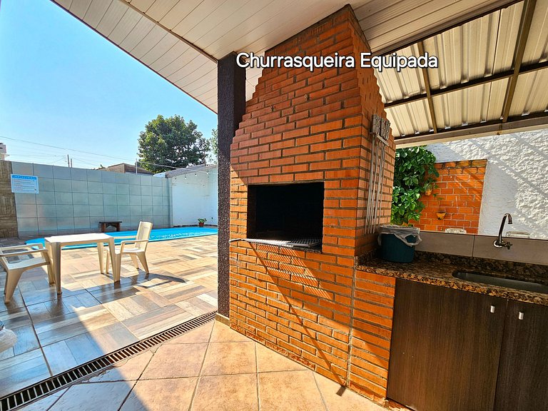 Casa 4 quartos c Piscina 20 min dos Atrativos