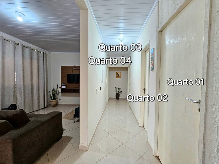 Casa 4 quartos c Piscina 20 min dos Atrativos