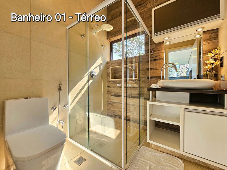5 Quartos casa Alto Padrão Centro a 6 min Paraguai