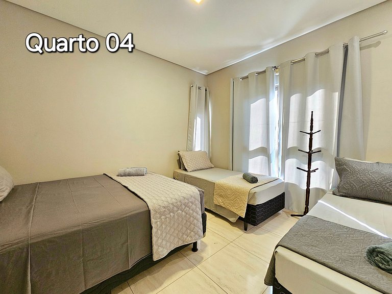 5 Quartos casa Alto Padrão Centro a 6 min Paraguai