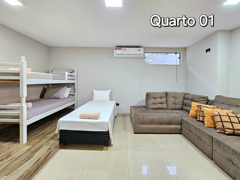 5 Quartos casa Alto Padrão Centro a 6 min Paraguai