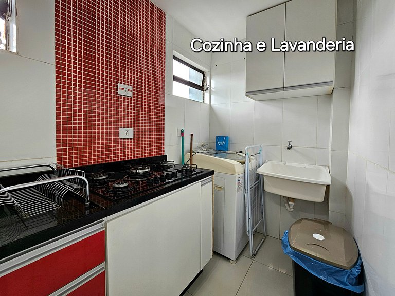 Apt região central para 5 com garagem