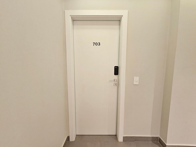 Apt Novo 1 min centro linda vista garagem elevador