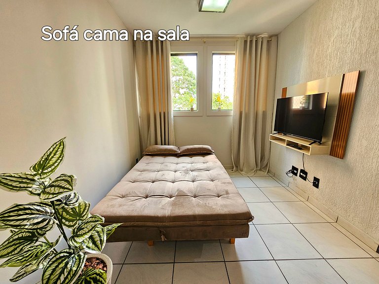Apt 402 com 3 quartos 10min Paraguai e 5min centro