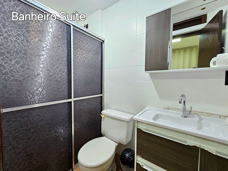 Apt 402 com 3 quartos 10min Paraguai e 5min centro
