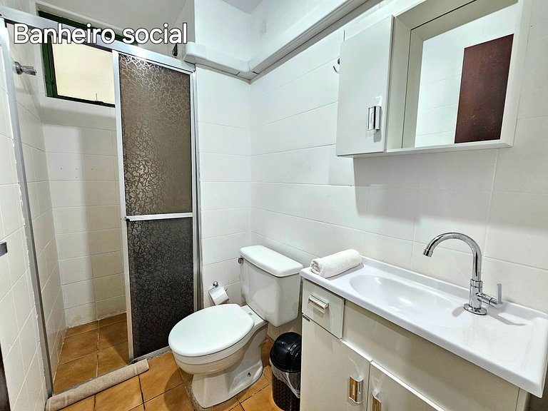 Apt 402 com 3 quartos 10min Paraguai e 5min centro