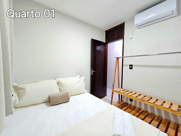 Apt 402 com 3 quartos 10min Paraguai e 5min centro