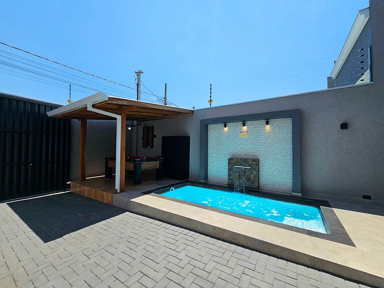 Casa 01 Nova com lazer TOP 10 min Paraguai
