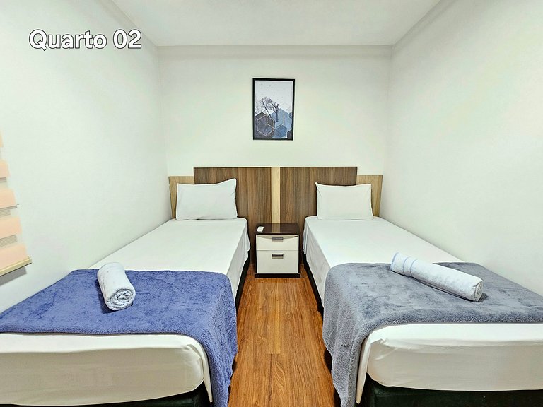 Apt 602 com 3 quartos 10min Paraguai e 5min centro