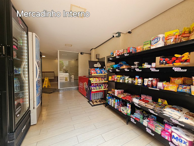 Apt 602 com 3 quartos 10min Paraguai e 5min centro