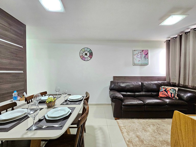Apt 602 com 3 quartos 10min Paraguai e 5min centro