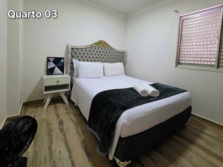Apt Centro 3 quartos 2 banheiros com garagem