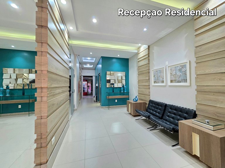 Apt Centro 3 quartos 2 banheiros com garagem