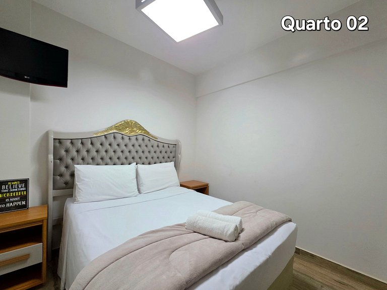 Apt Centro 3 quartos 2 banheiros com garagem
