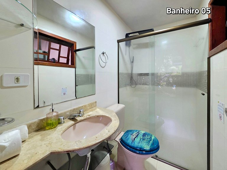 7 quartos - ótima área de lazer prox Centro e Cataratas