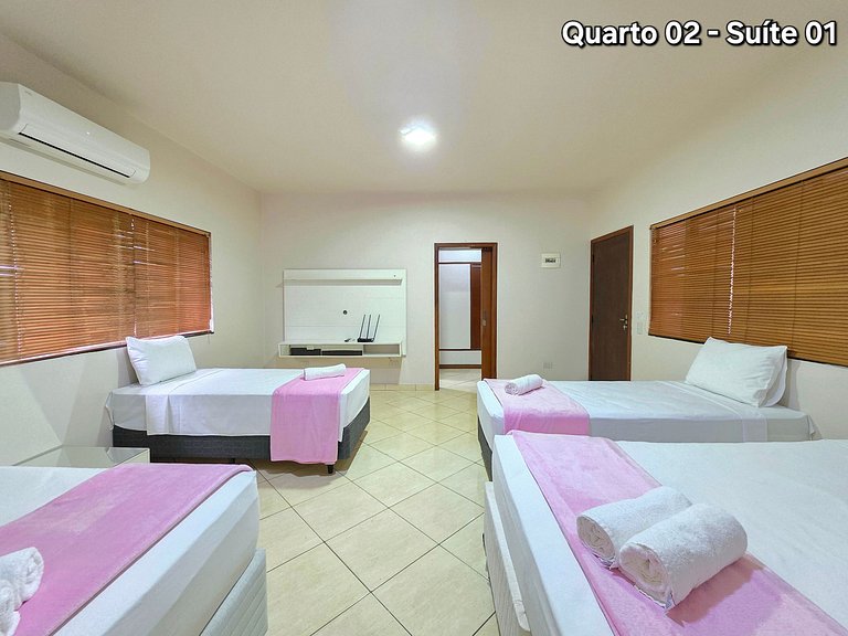 7 quartos - ótima área de lazer prox Centro e Cataratas
