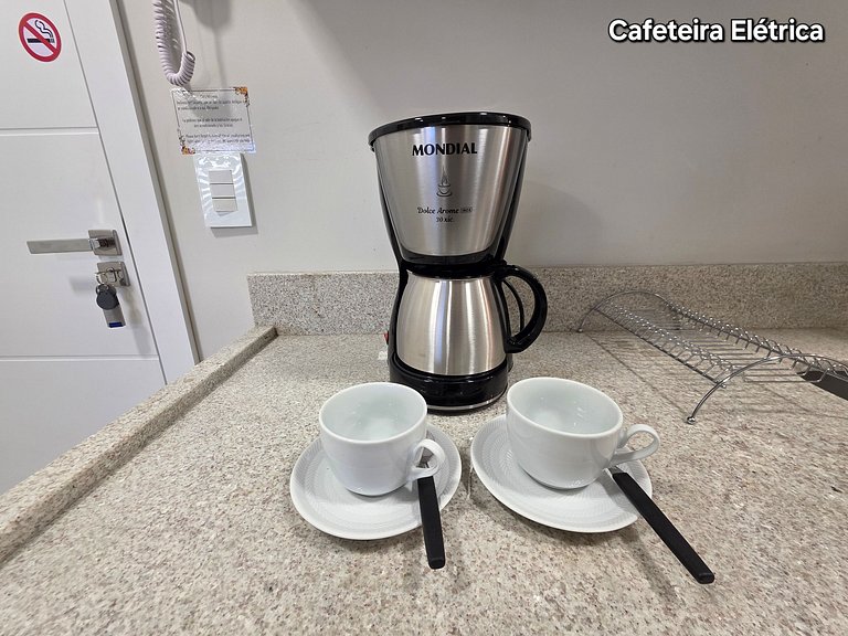 Studio Novíssimo no Centro para 4 pessoas