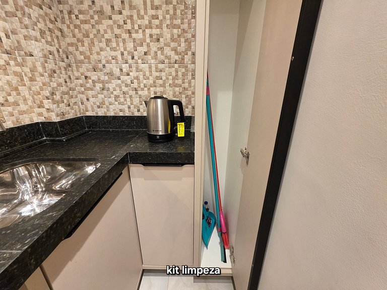 Studio Novo no Centro para 4 pessoas