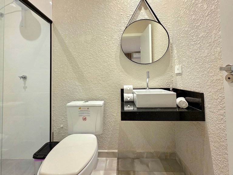 Studio Novo no Centro para 4 pessoas