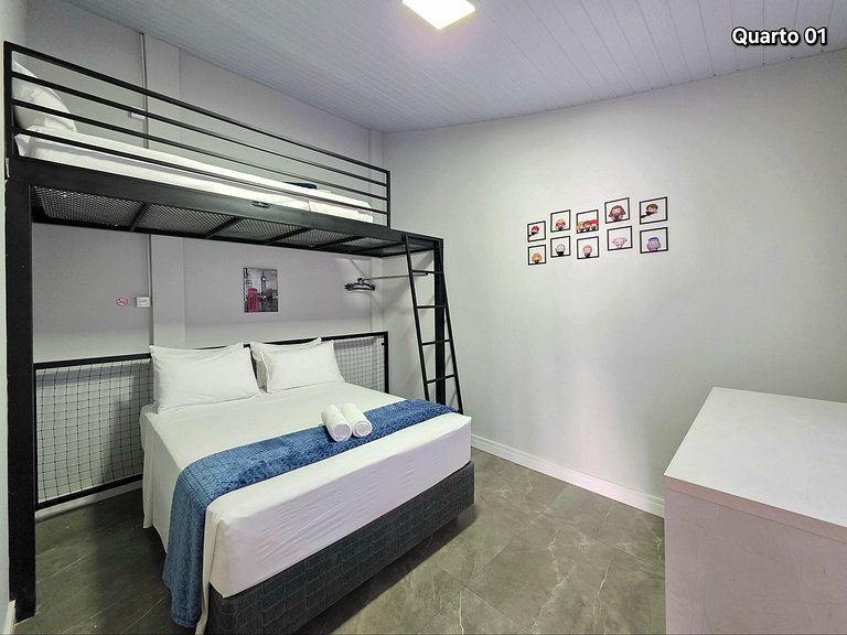Casa 2 Quartos com varanda 10 min do centro