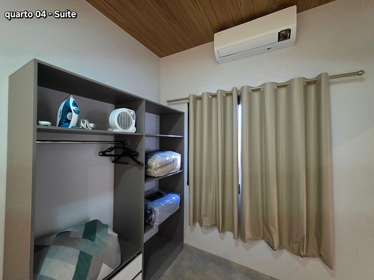 2 suítes e 2 quartos bairro tranquilo prox centro