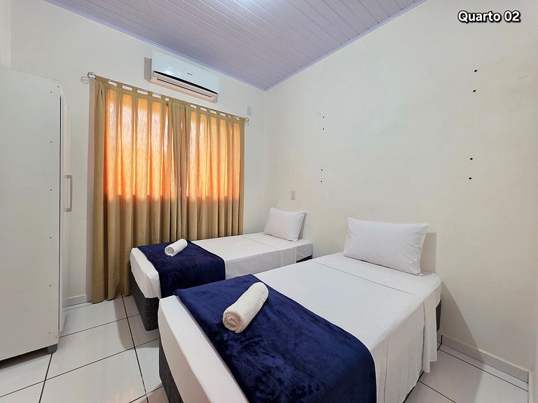 Casa 2 quartos em bairro tranquilo 5 min centro