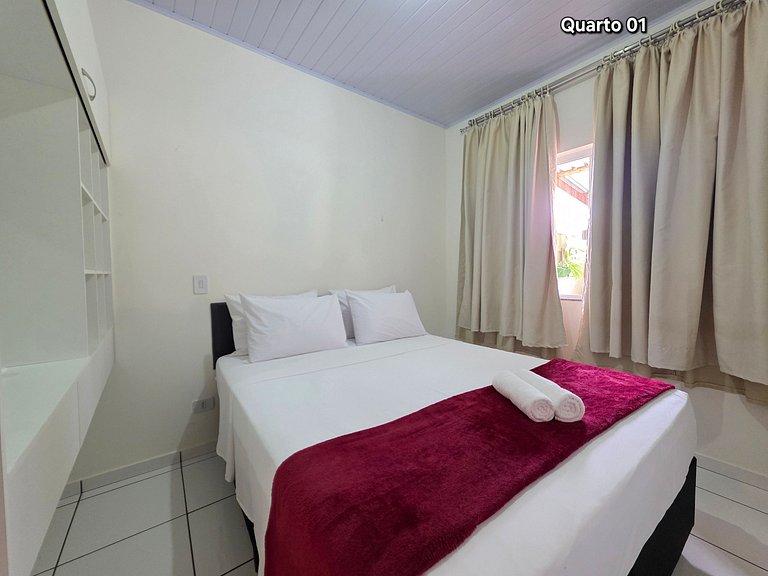 Casa 2 quartos em bairro tranquilo 5 min centro