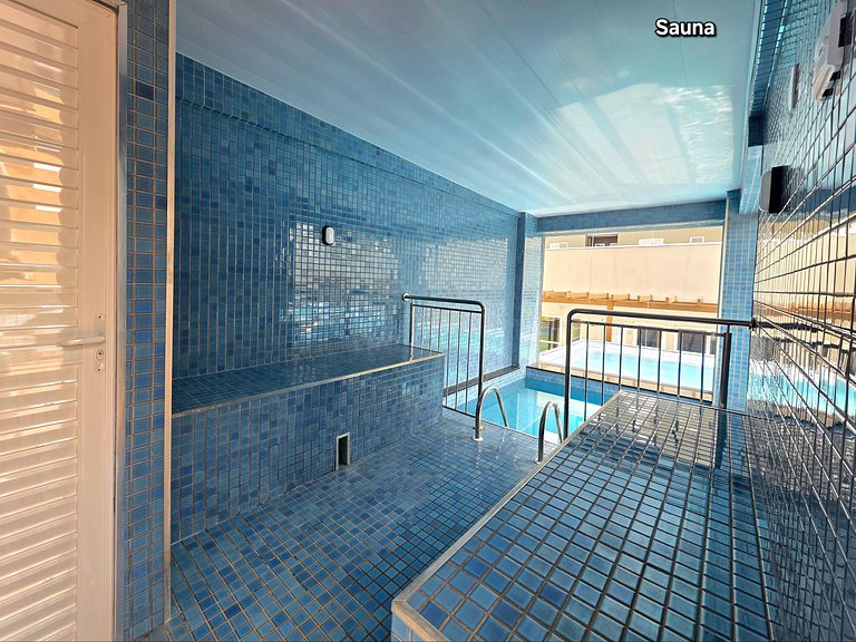 Apt 2 quartos no Royal Legacy com piscina/academia
