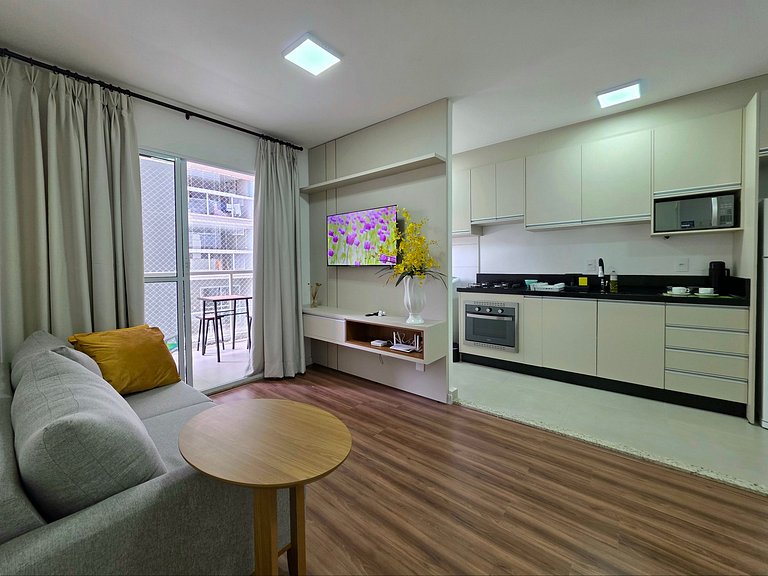 Apt 2 quartos no Royal Legacy com piscina/academia