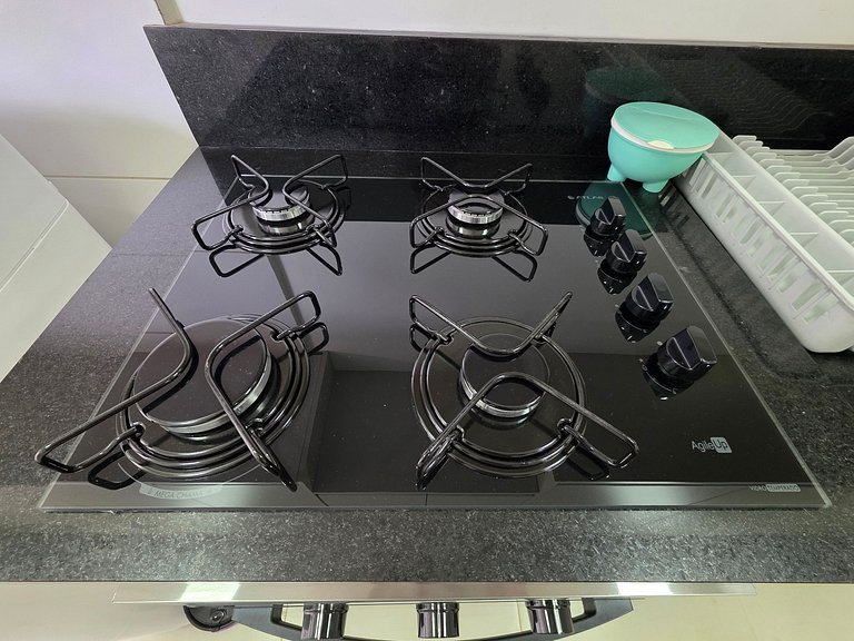 Apt 2 quartos no Royal Legacy com piscina/academia