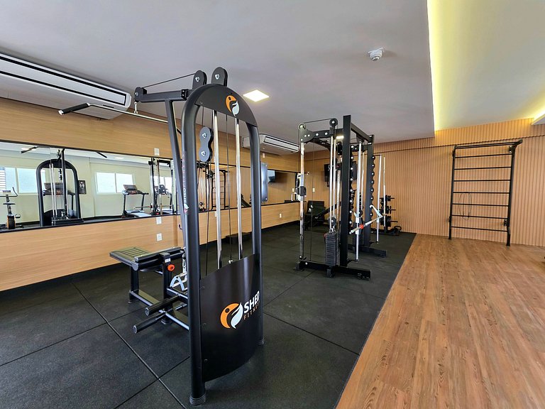 Apt 2 quartos no Royal Legacy com piscina/academia