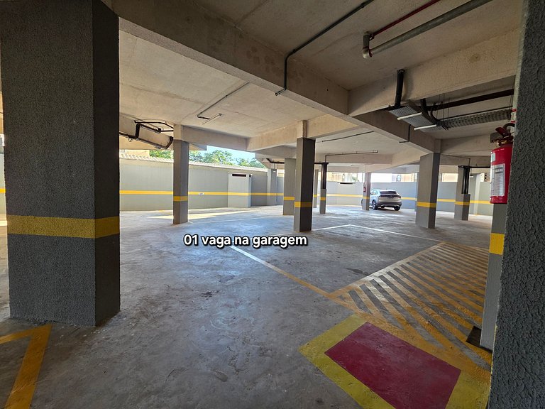 Flat novo e moderno, 4 pessoas ao lado do Paraguai