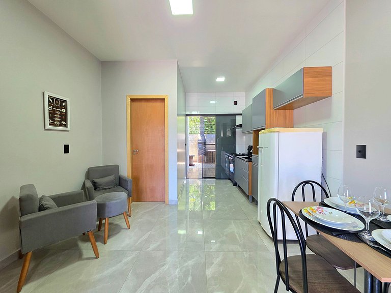 Casa 2 quartos prox centro e Marco 3 fronteiras